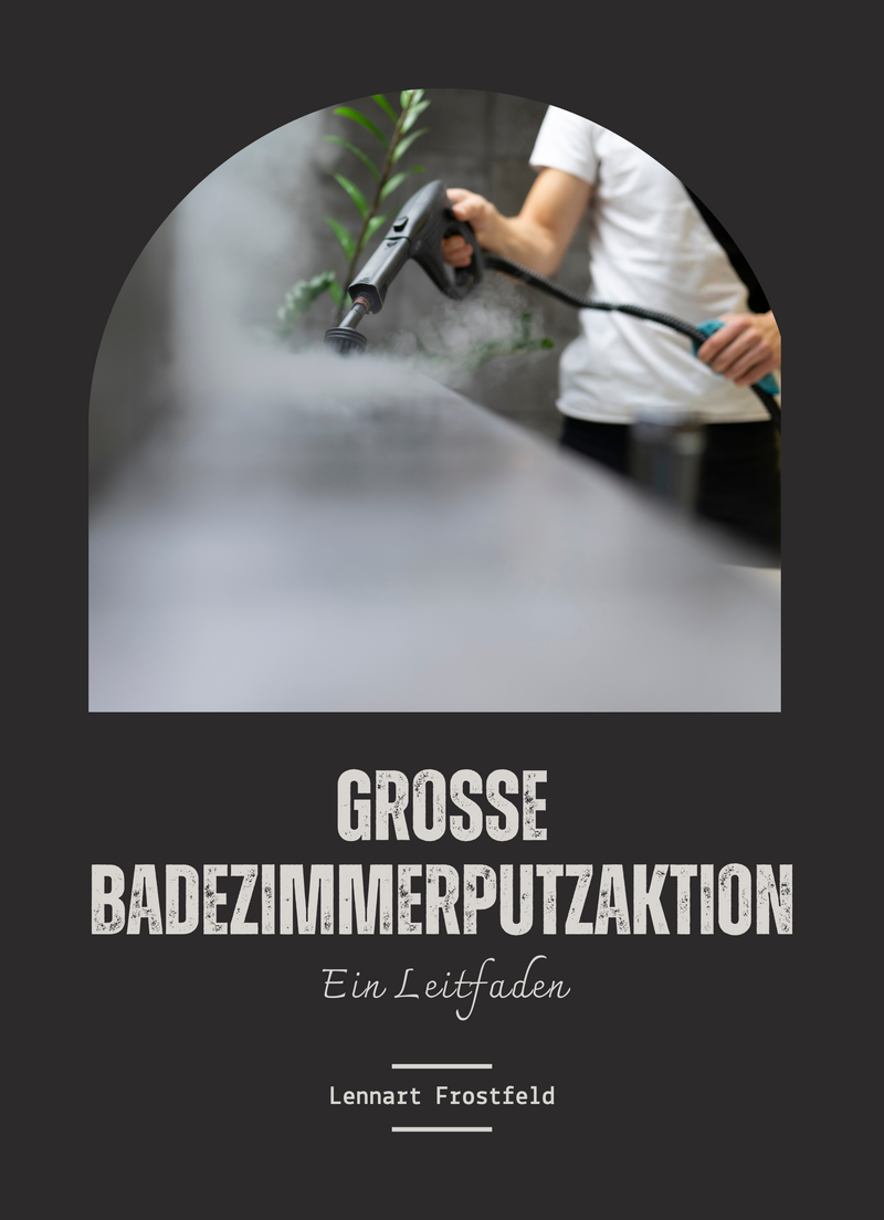 Große Badezimmerputzaktion