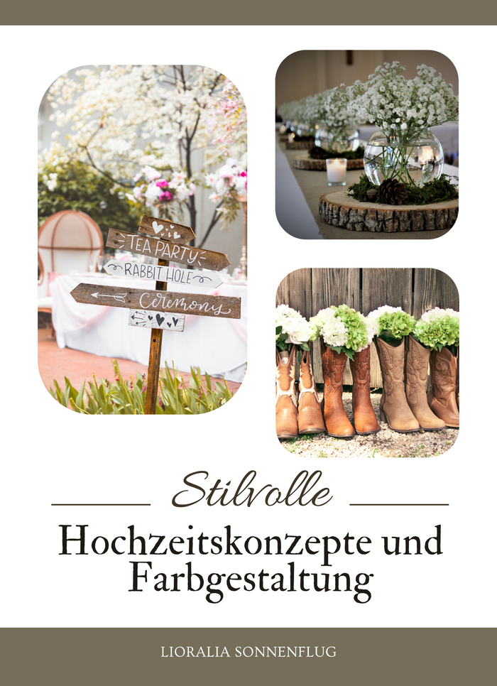 Stilvolle Hochzeitskonzepte und Farbgestaltung