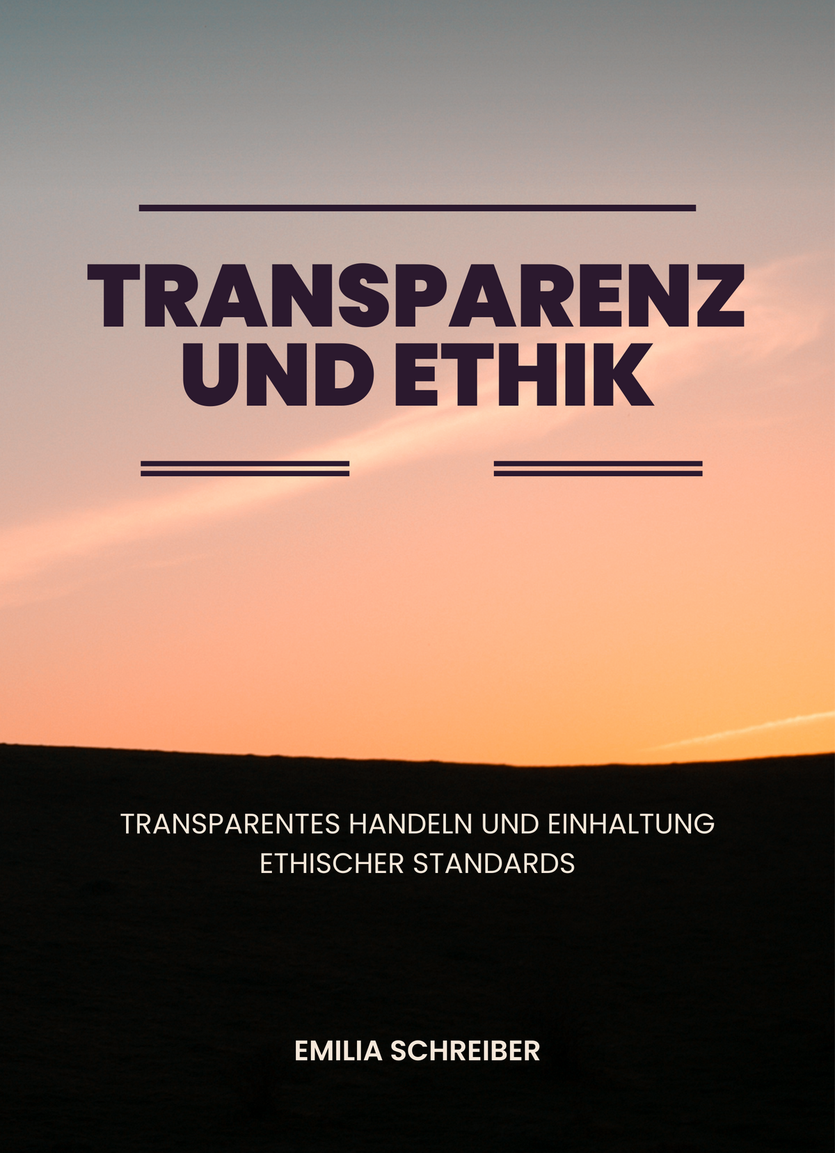 Transparenz und Ethik