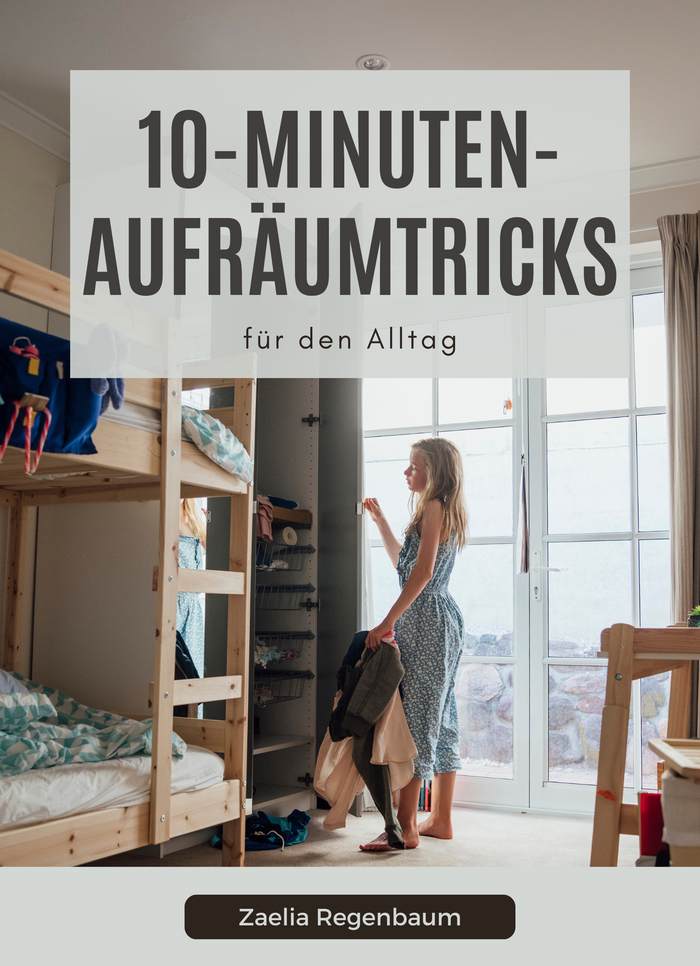 10-Minuten-Aufräumtricks für den Alltag